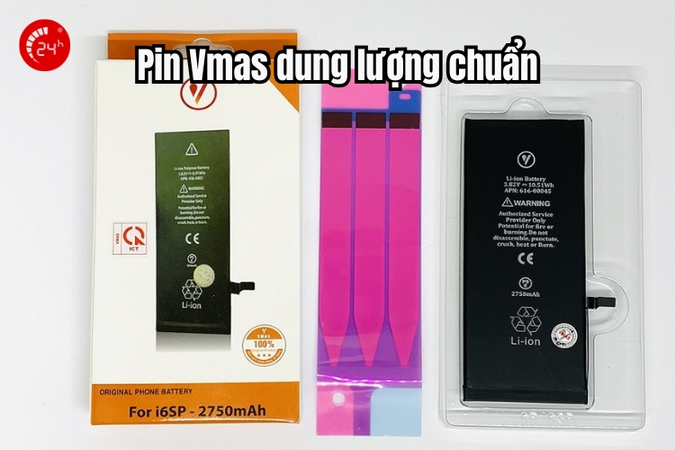 pin vmas dung lượng chuẩn
