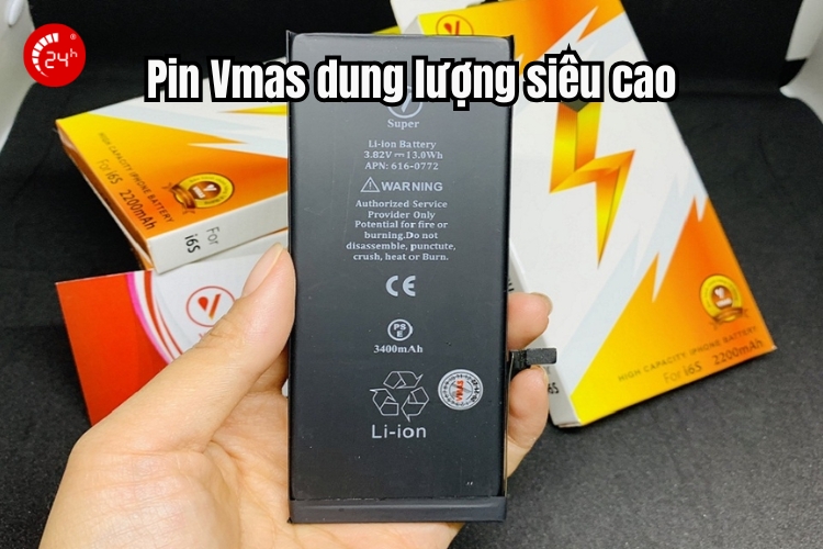 pin vmas dung lượng siêu cao