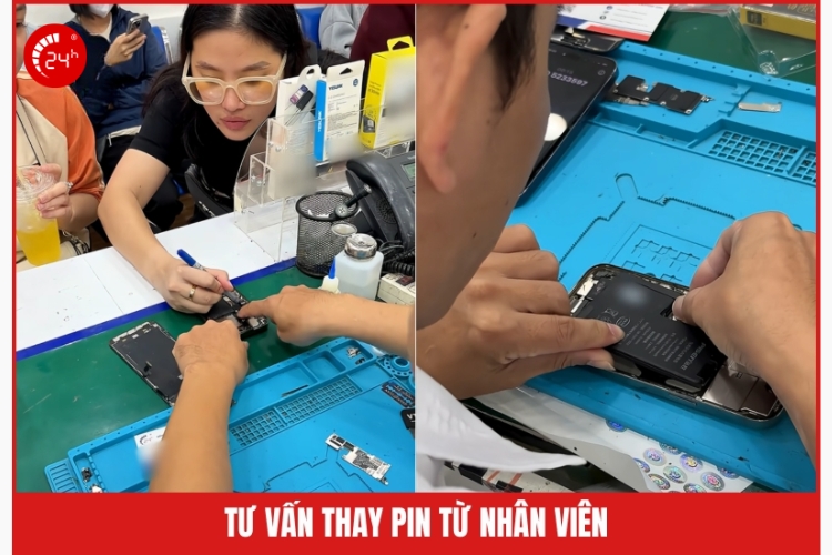 Tư vấn thay Pin từ nhân viên
