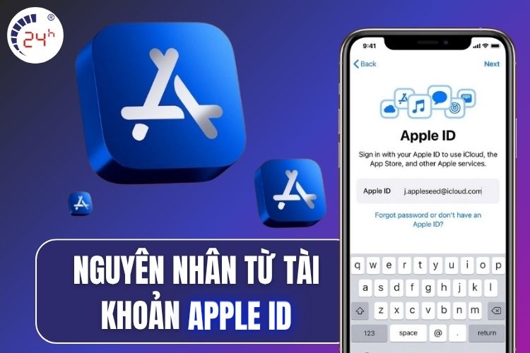  Apple ID có thể gây ra lỗi không truy cập được iCloud.