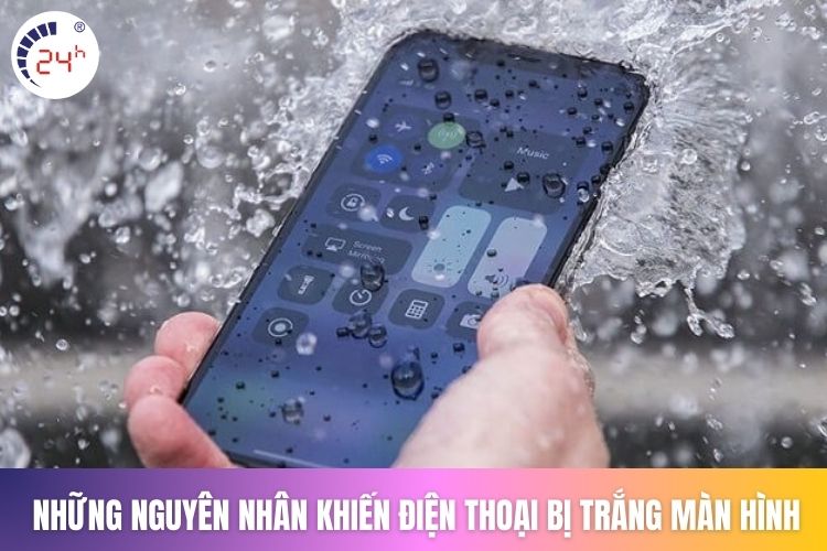 Những nguyên nhân khiến điện thoại bị trắng màn hình