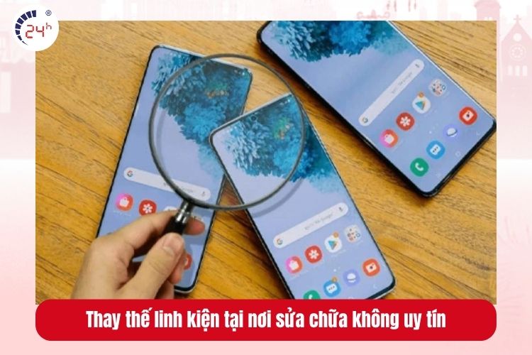 Thay thế linh kiện hay sửa chữa tại nơi không uy tín