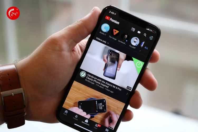 xem youtube trên iphone 11