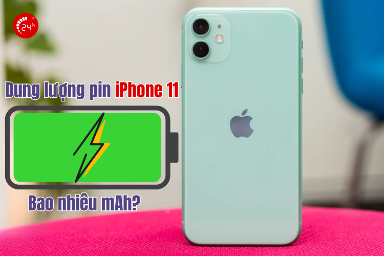 dung lượng pin iphone 11 bao nhiêu