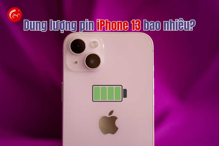dung lương pin iphone 13