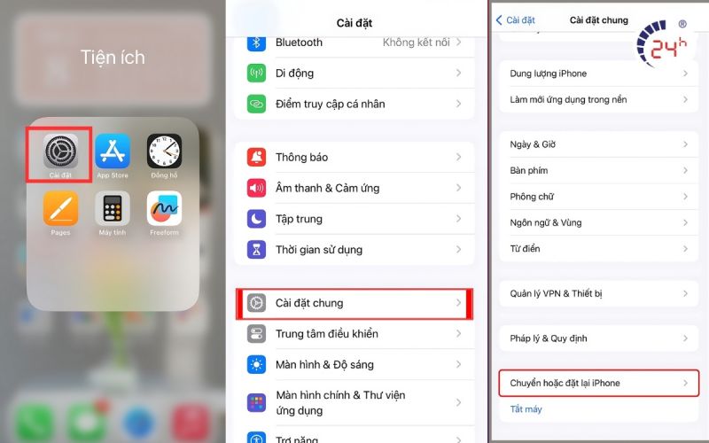 iPhone 11 sạc không vào pin