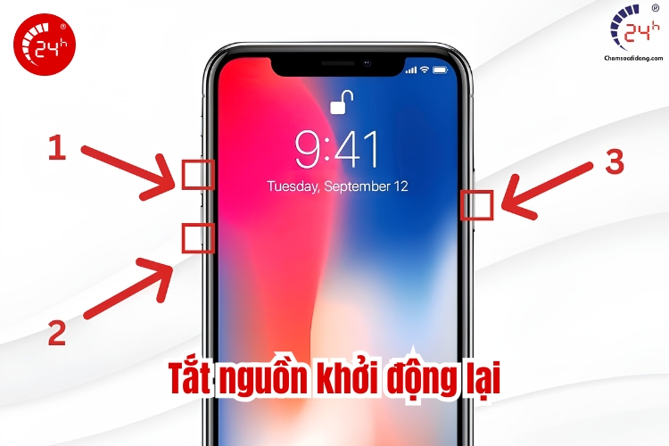 bước 1 tắt nguồn iphone