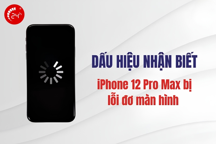 dấu hiệu nhận biết iphone 12 pro max bị đơ màn hình