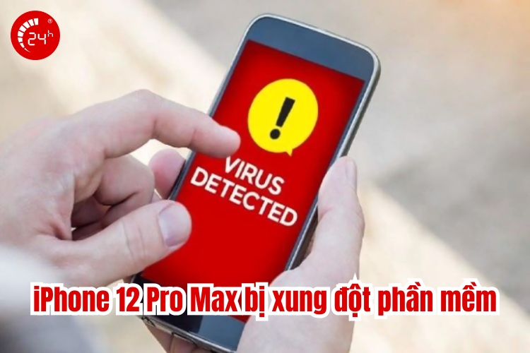 iphone 12 pro max bị xung đột phần mềm