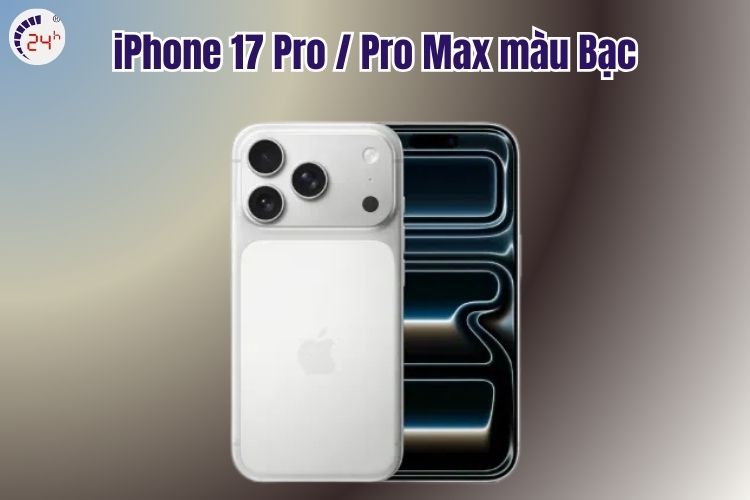 iPhone 17 Pro và iPhone 17 Pro Max màu Bạc