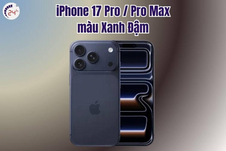iPhone 17 Pro và iPhone 17 Pro Max màu Xanh Đậm