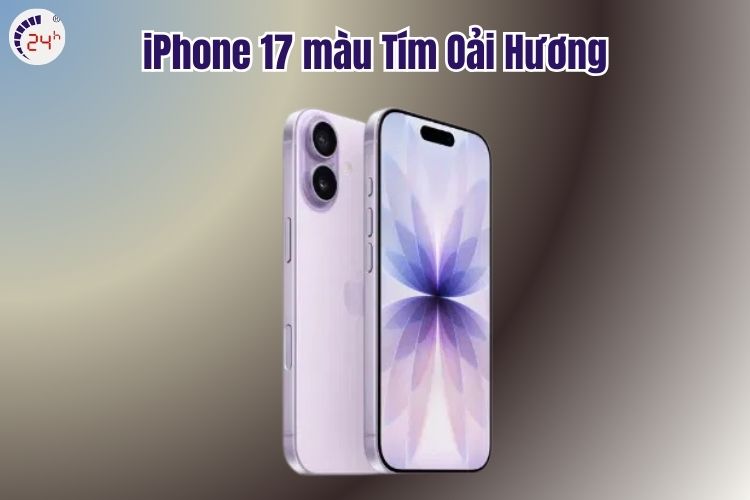 iPhone 17 màu Tím Oải Hương