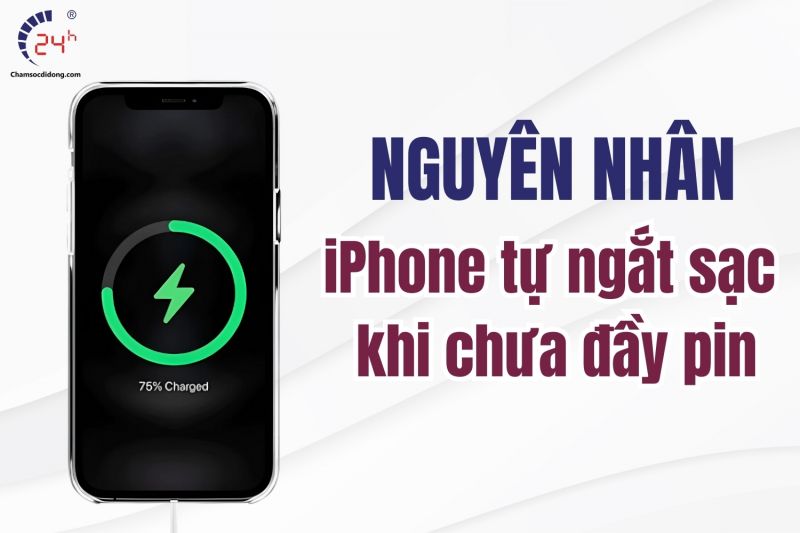 Nguyen nhan iPhone tu ngat sac khi chua day pin