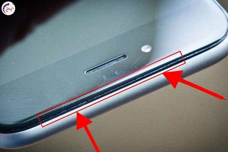 Viền màn hình iPhone chính hãng ôm sát và không có khe hở