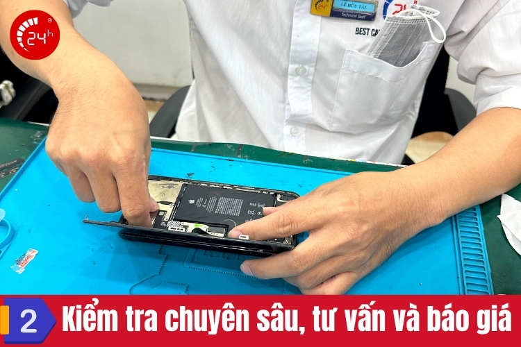 Bước 2 Kiểm tra chuyên sâu, tư vấn và báo giá
