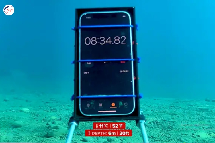 thử nghiệm chống nước iphone 12 thứ 3