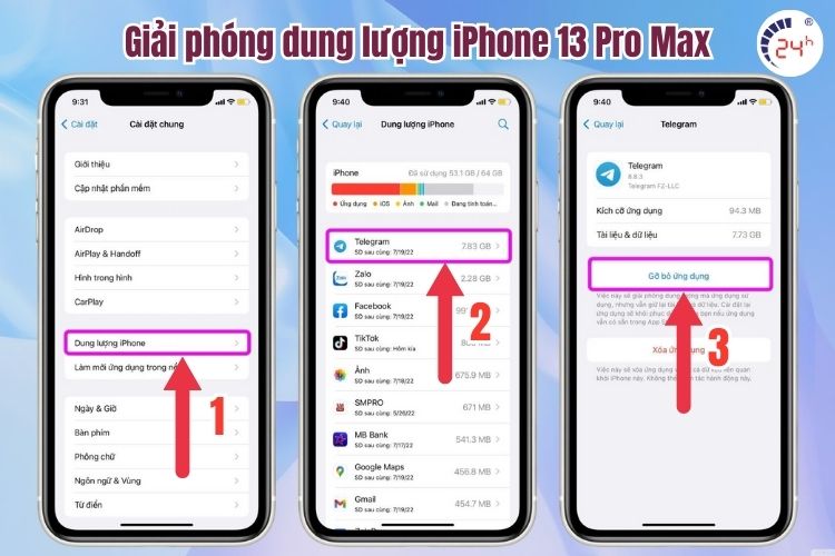 Cách xử lý lỗi trắng màn hình iPhone 13 Pro Max