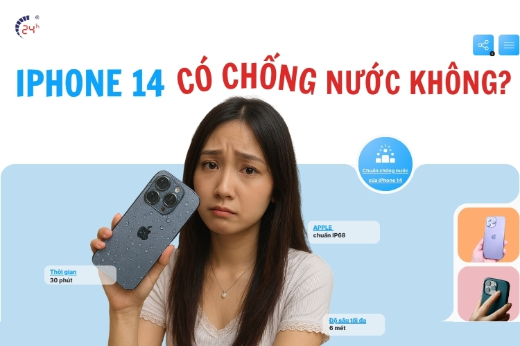 iPhone 14 có chống nước không?