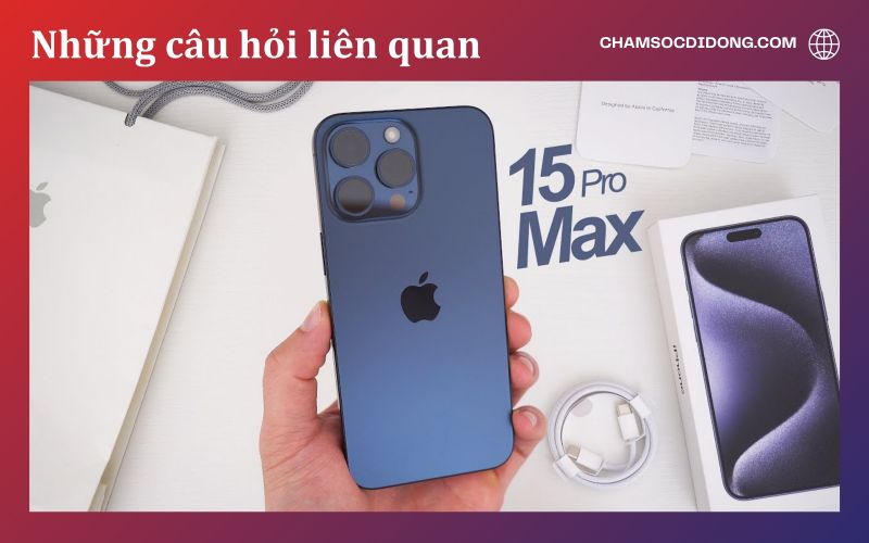 Cau hoi lien quan khi dung iphone 15 khung titan