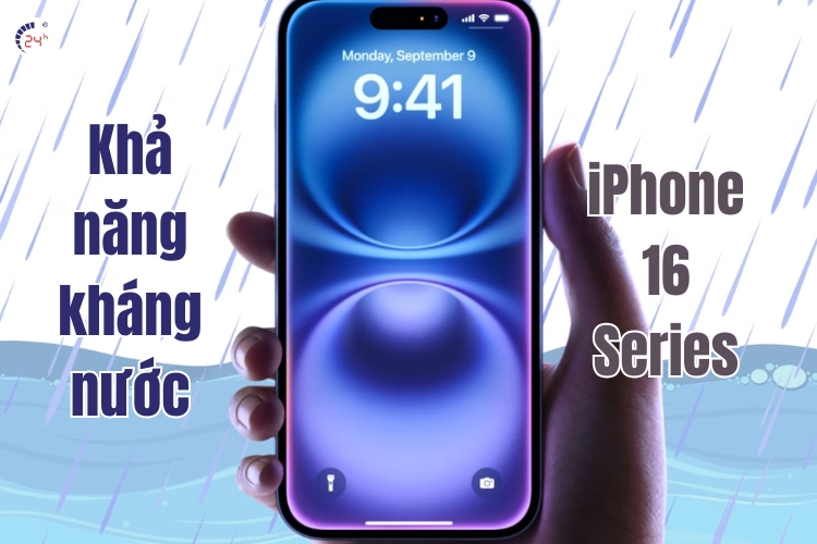 khả năng chống nước của iphone 16 series