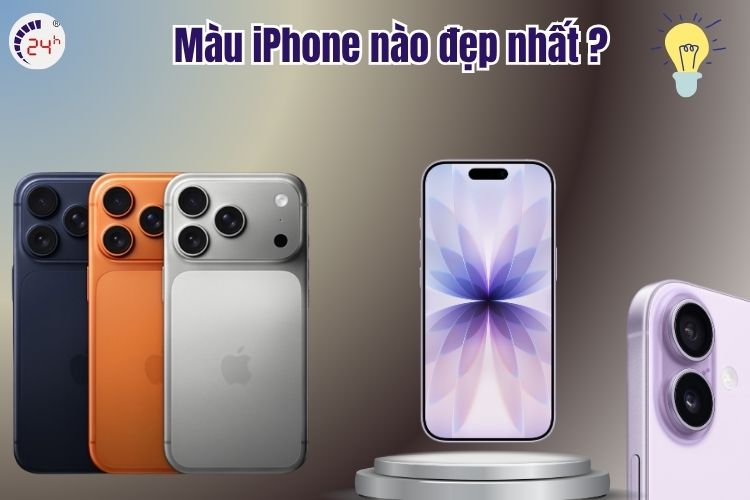 iPhone 17 có mấy màu, màu nào đẹp nhất