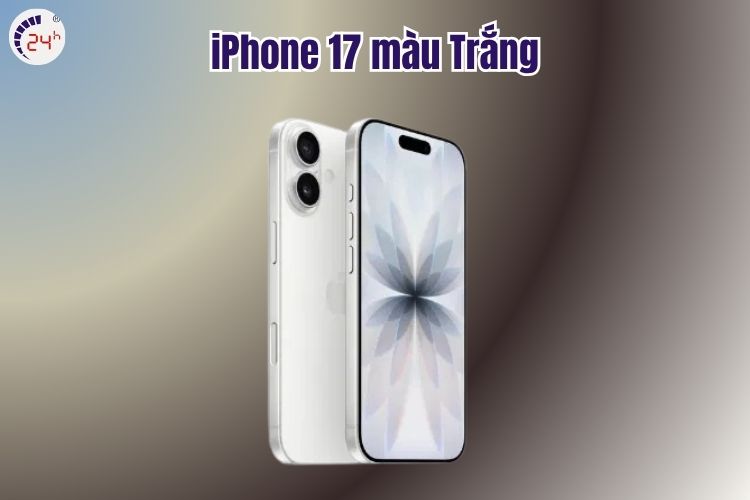 iPhone 17 có mấy màu - màu Trắng