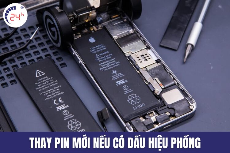 Thay Pin iPhone bị phồng 
