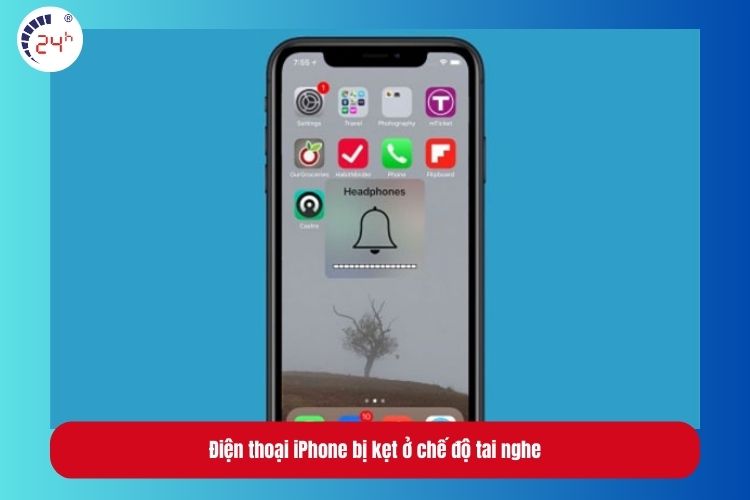 iPhone bị vô nước làm điện thoại iPhone bị kẹt ở chế độ tai nghe