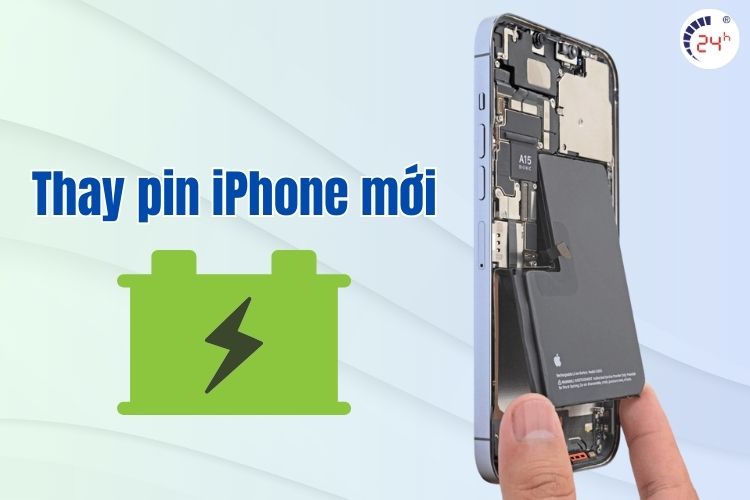 Thay pin iPhone dùng bao lâu thì tụt pin