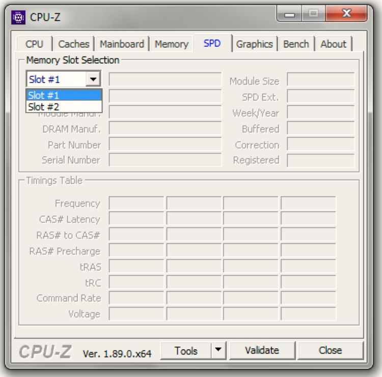 Kiểm tra máy hỗ trợ hay không bằng CPU-Z