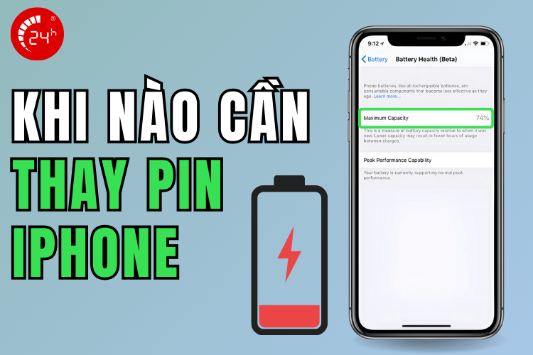 khi nào nên thay pin iphone