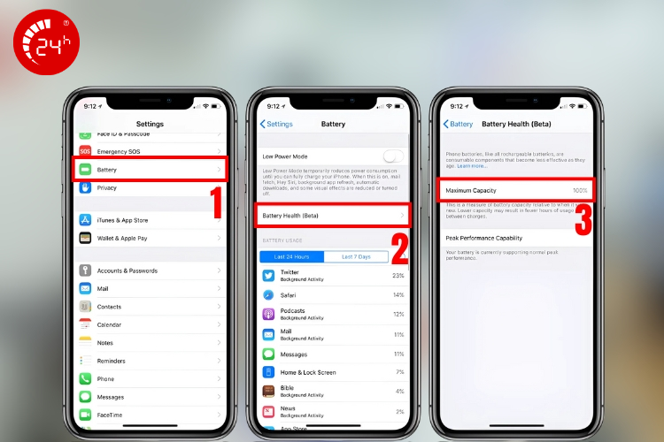 Pin iPhone còn 85% có nên thay