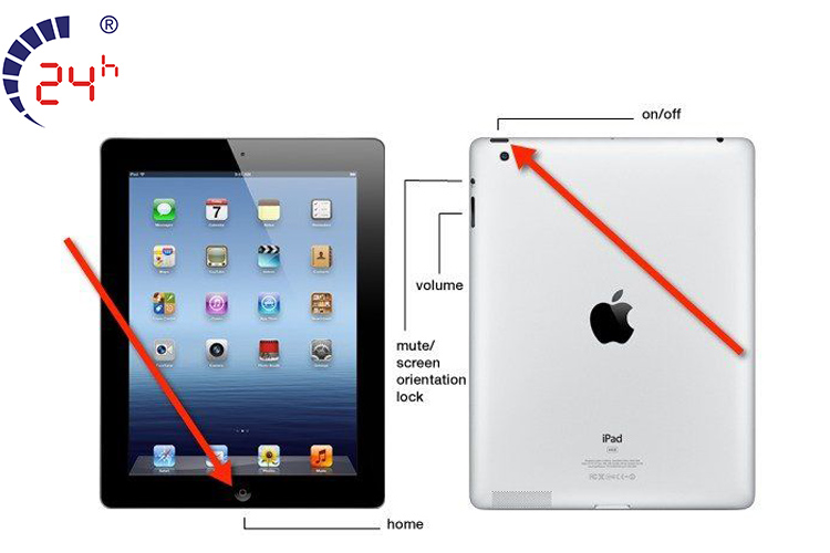 Khởi động lại iPad