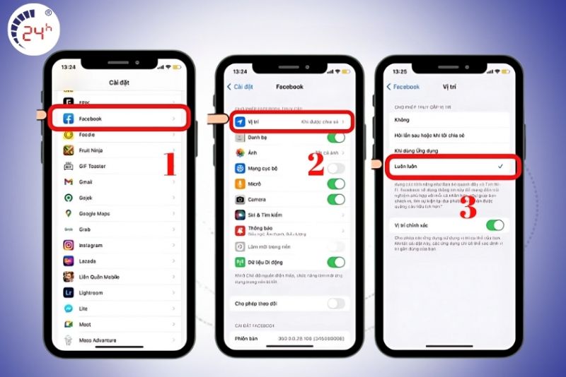 Kích hoạt định vị trên iPhone