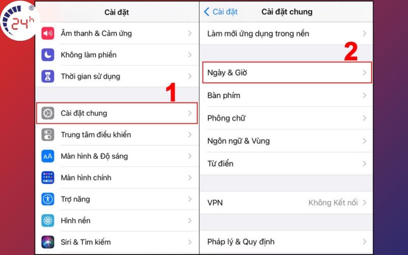 Thiết lập lại thời gian để chỉnh iPhone không kết nối được App store