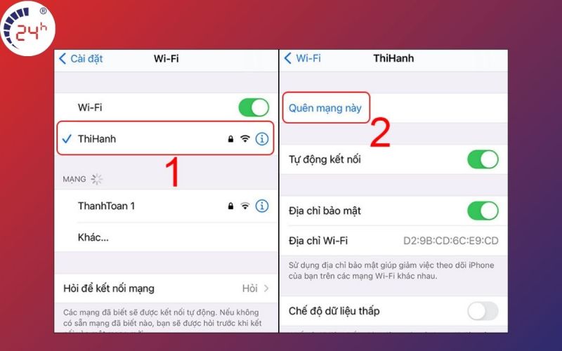 Kết tra kết nối Internet để sửa lỗi không đăng nhập được Gmail trên iPhone mới