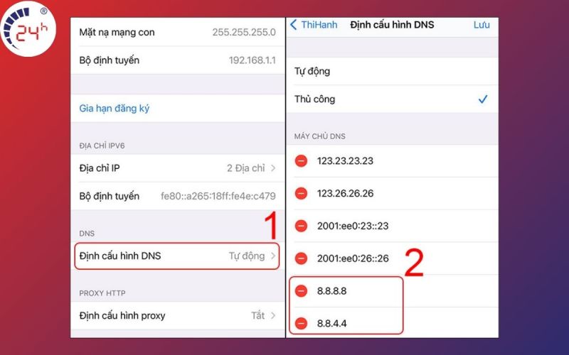 Kết tra kết nối Internet để sửa lỗi không đăng nhập được Gmail trên iPhone mới