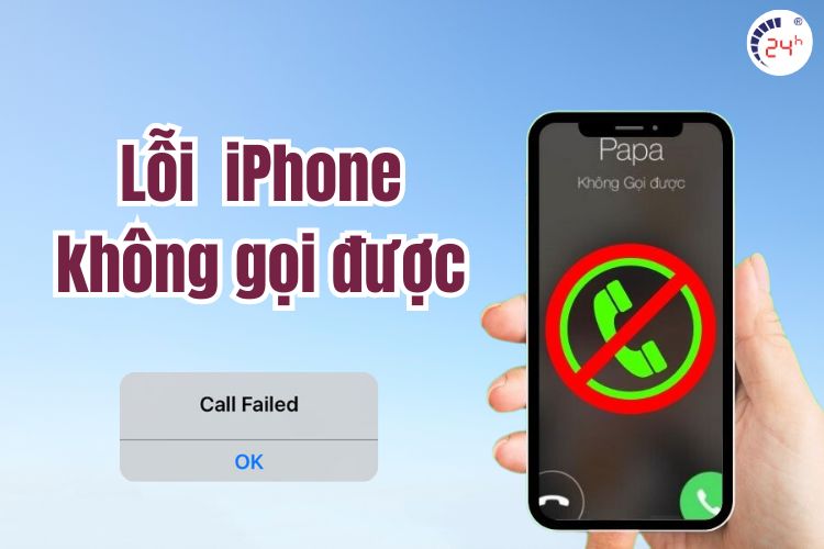 Lỗi thường gặp trên iPhone không gọi được