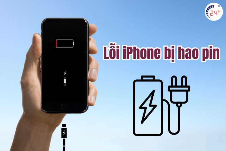 Lỗi thường gặp trên iPhone bị hao pin