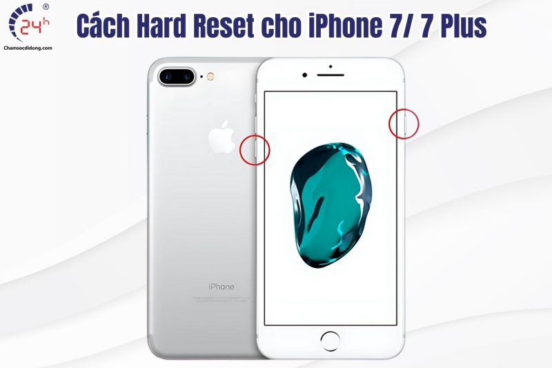 Hard Reset điện thoại bị đen nhưng vẫn có tiếng iPhone 7/ 7 Plus