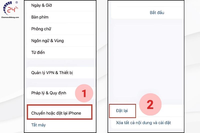 Khôi phục cài đặt gốc điện thoại bị đen nhưng vẫn có tiếng iPhone