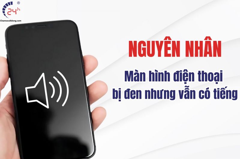 Nguyên nhân màn hình điện thoại bị đen nhưng vẫn có tiếng