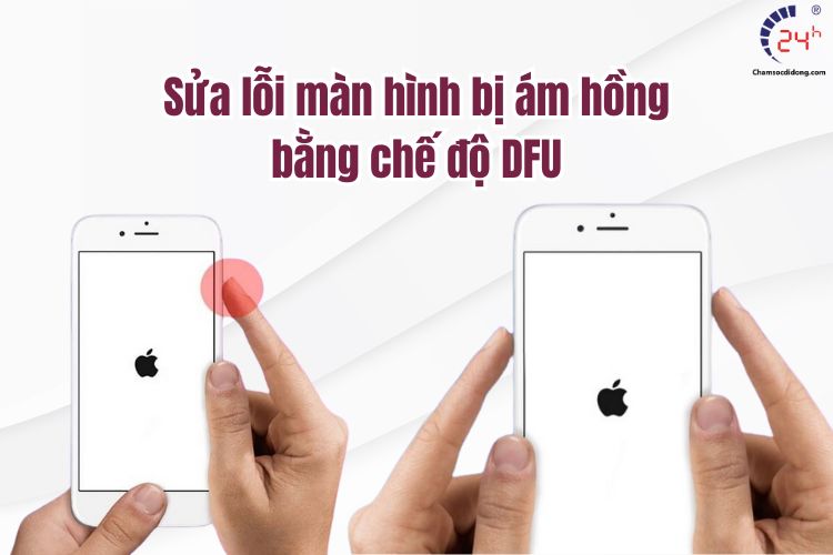 Chế độ DFU giúp khắc phục màn hình iPhone bị sọc hồng