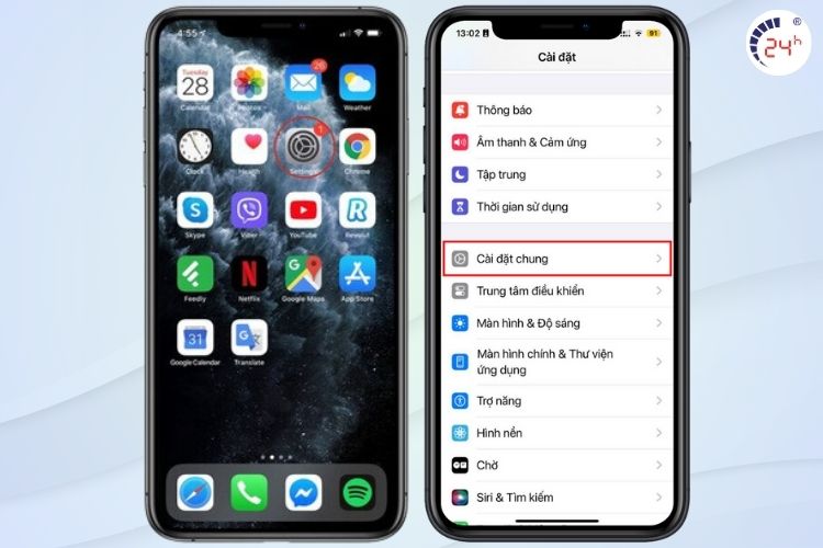 khắc phục iPhone bị lỗi màu màn hình