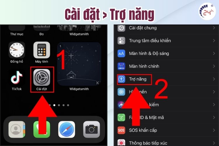 Cách khắc phục màn hình iPhone bị ô vuông