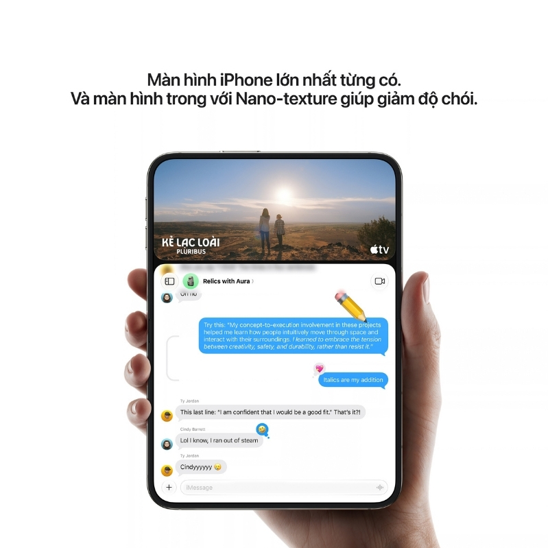 Thao tác mượt mà trên iPhone Duo