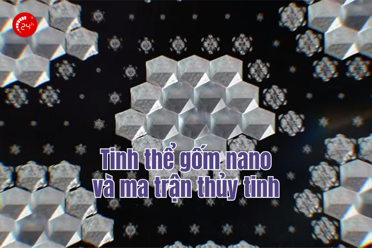 tinh thể gốm nano với ma trận thủy tinh trên ceramic shield