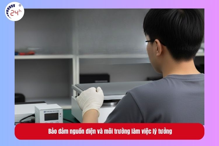 Bảo đảm nguồn điện và môi trường làm việc lý tưởng cho máy tách kính lưng