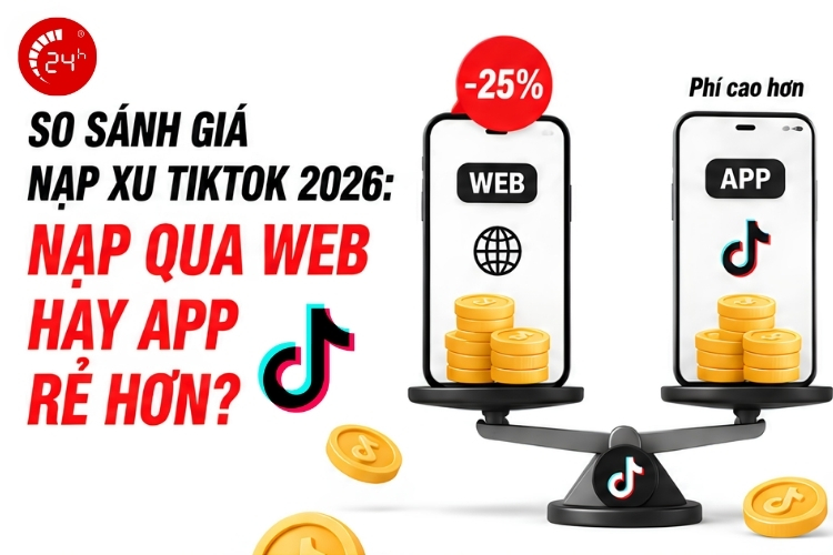 So sánh giá nạp xu TikTok 2026