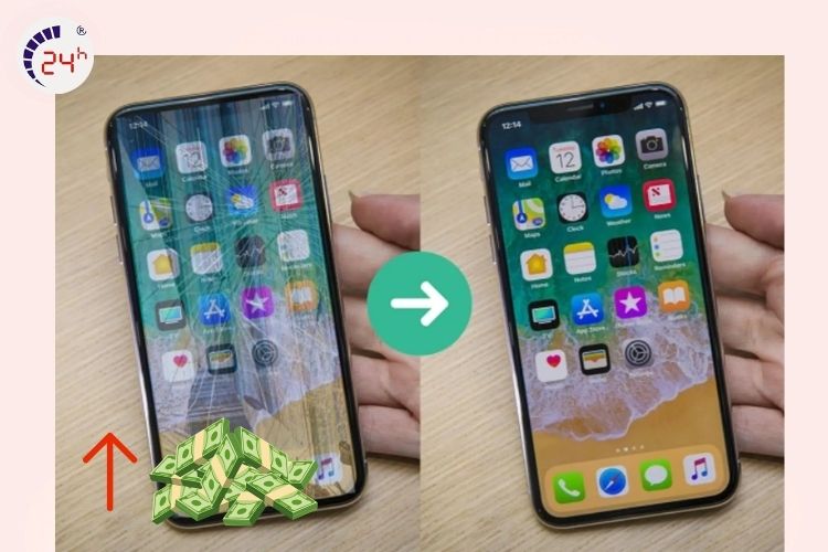 Chi phí thay màn hình cao hơn nhiêu so với thay mặt kính